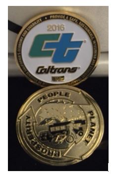 Caltrans Sustainability Challenge, Take This Quiz And Win This Coin. - Quiz